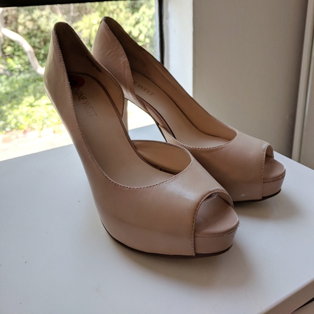 Nine West Nude Heels